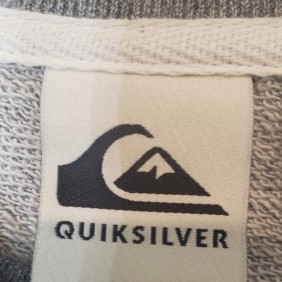 Quiksilver Pullover Crewneck Sweatshirt Gray New With Tags Size Small - Picture 11 of 14